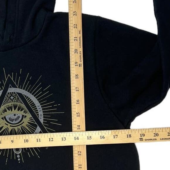 PICASSO JASPER Third Eye Wide Hoodie Sweatshirt SZ SM - Picture 8 of 9